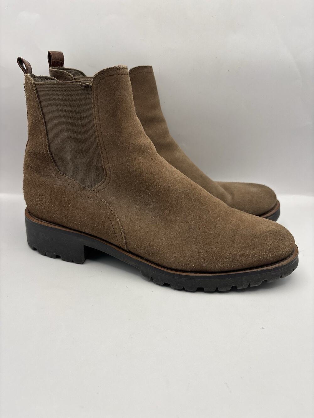 Sam Edelman Jaclyn Chelsea Brown Leather Boots Women Size 8.5